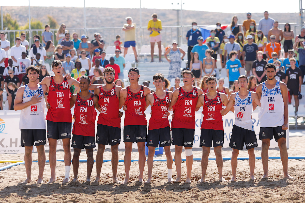 BEACH U18F U18M Une très belle copie française FFHandball