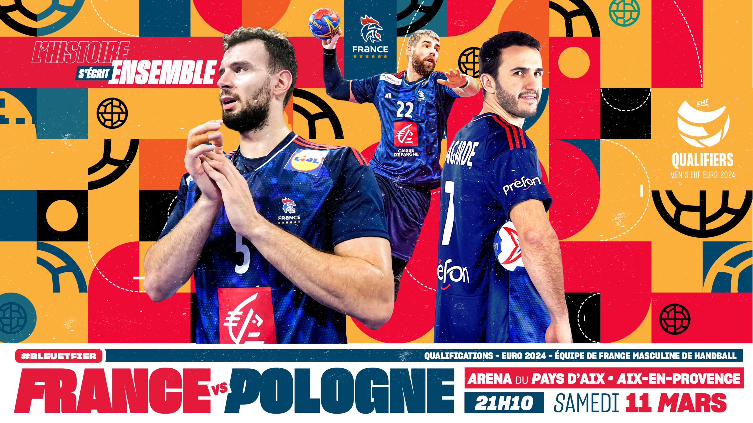 EHF EURO 2024 Qualifications Les Bleus à AixenProvence FFHandball