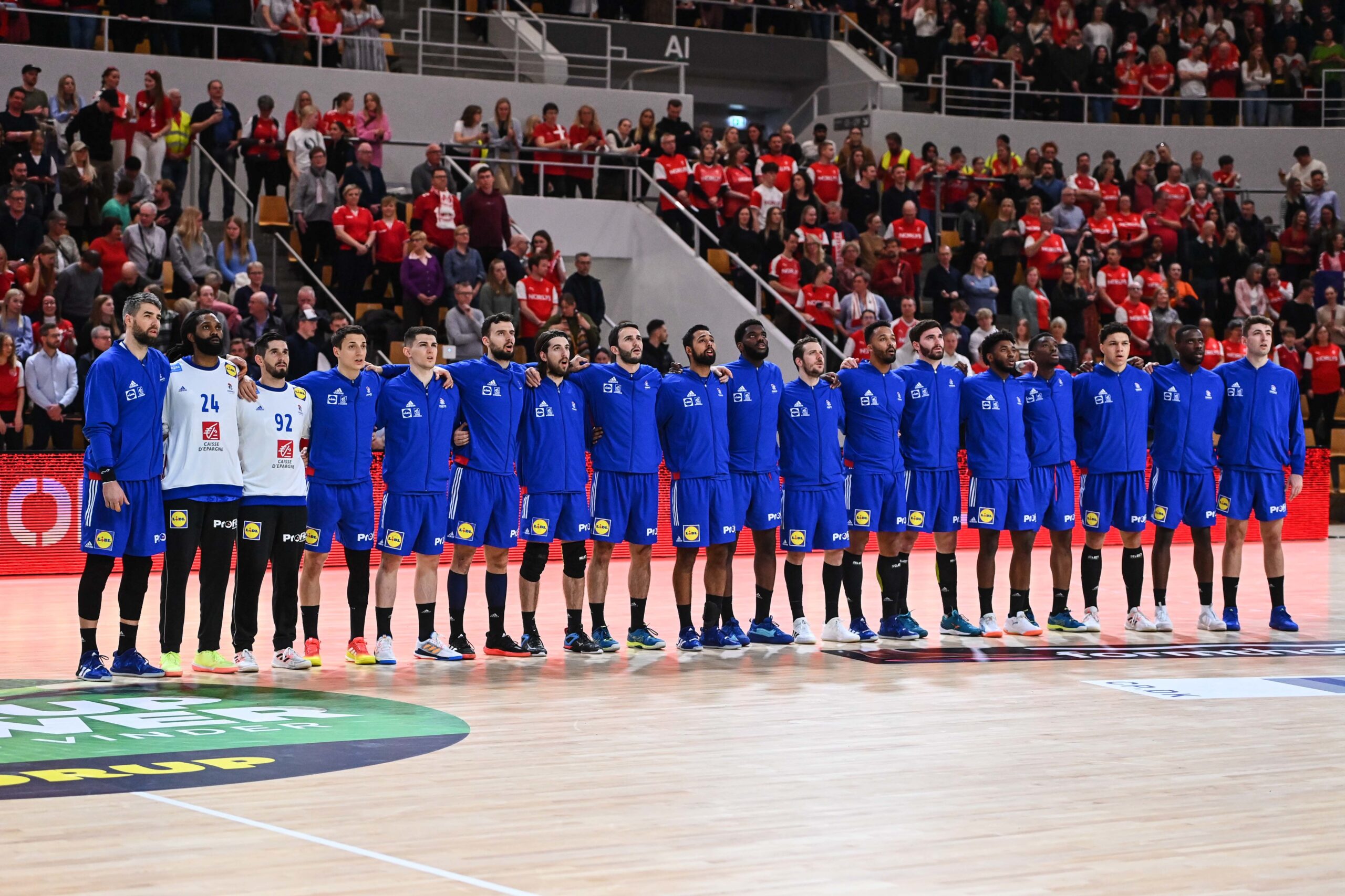Billet EHF EURO 2024 - Handball, France/Macédoine Nord & Allemagne/Suisse, Neuf