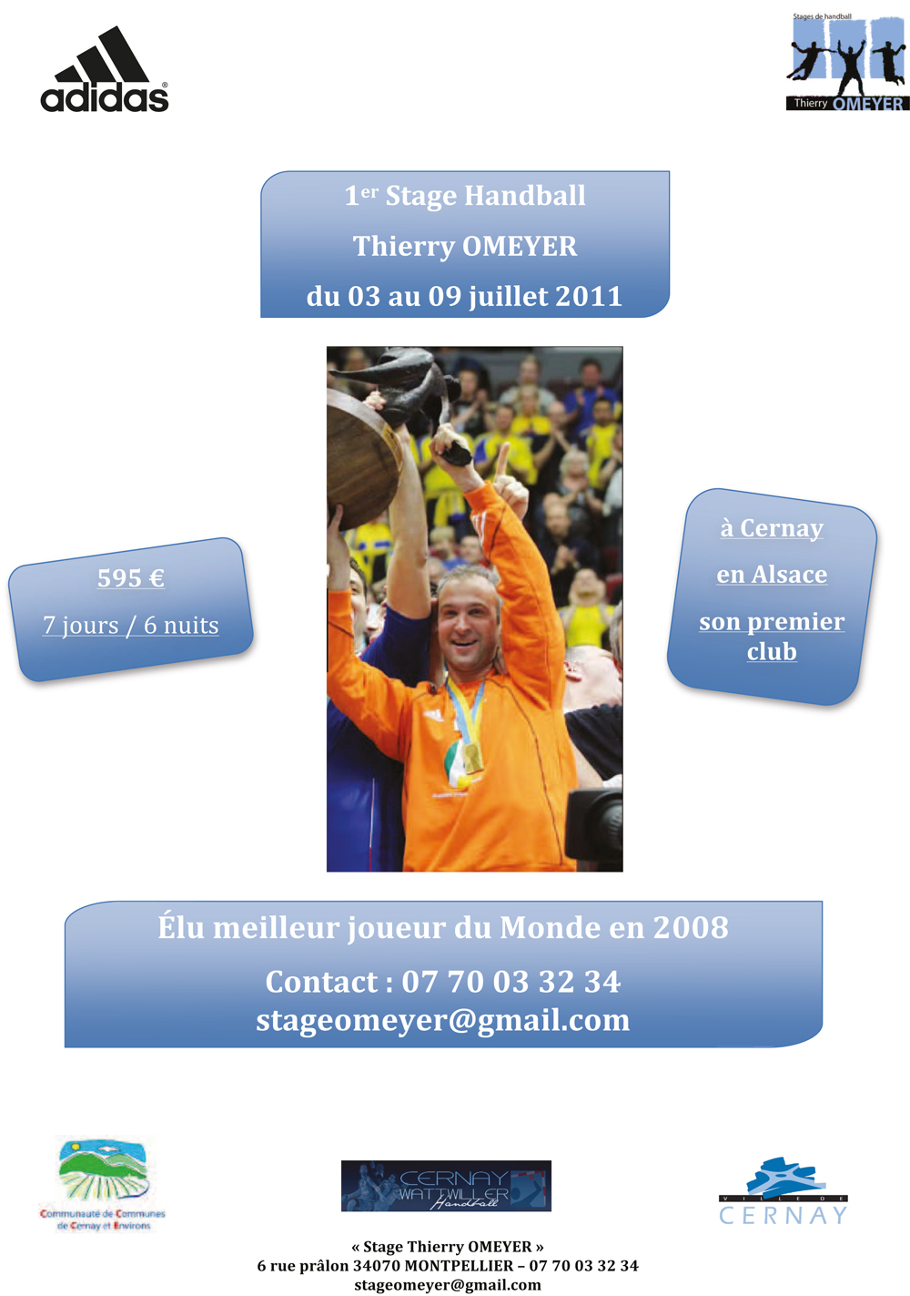 Premier ?�Stage Thierry Omeyer?� ?� Cernay - FFHandball