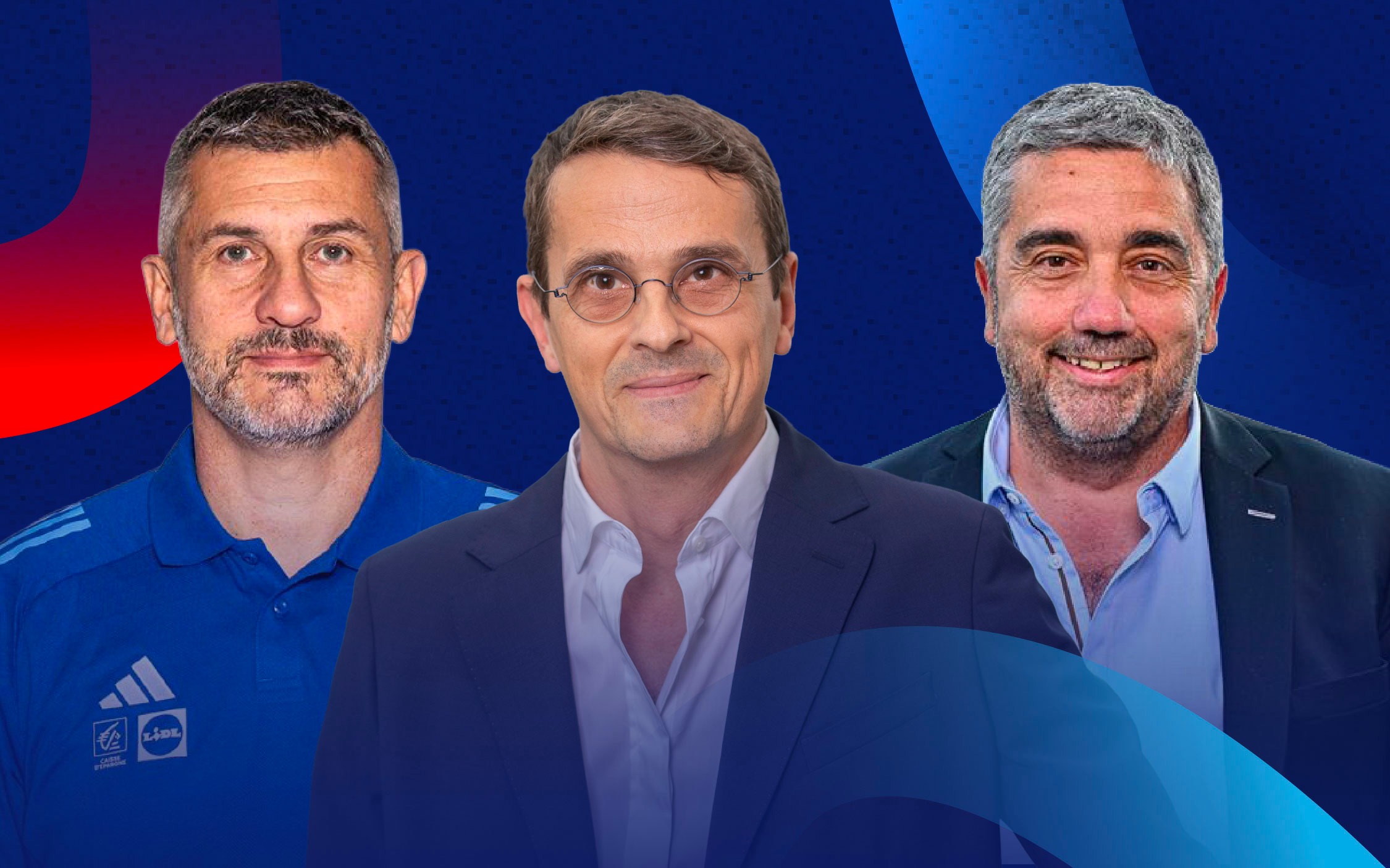 De gauche à droite : Olivier Maurelli, François Raoux et Gérard Juin