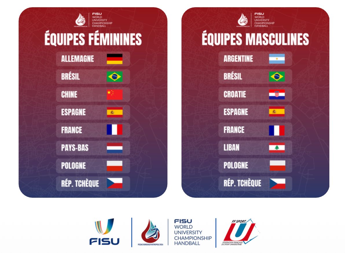 FISU – Pessac accueille le Mondial universtaire du 20 au 27 juin